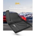 thumbnail image 4 of 3W Floor Mats for Tesla Model 3 2021-2023 Full Set Mats Heavy Duty All-Weather Waterproof TPE Floor Liner , Black Floor Mats and Cargo Liner Mat Custom Fit Tesla Model 3, 4 of 5