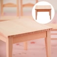 thumbnail image 5 of LeeQinersw 1:12 Scale Dollhouse Miniature Wooden Table Desk Doll House Furniture Accessorie, 5 of 9