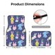 thumbnail image 5 of Fotbe Cartoon Rabbit Juego de 4 Tapetes para Auto con Estampado – Alfombrillas de Goma Reforzada, Diseño Antideslizante, Protección para Todo el Año – Vehículos, Autos, Camionetas y SUVs, 5 of 7