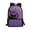 Black Cat Purple Paws, variant on Uourmeti Polyester School Backpack Daypack with Sleeping Panda Design - Large Capacity for Students Daily Use and Travel