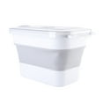 thumbnail image 2 of Collapsible Dog Food Storage Container Large Capacity Sealed Folding Pet Food Container with Rolling Wheel for Home Travel, 2 of 8