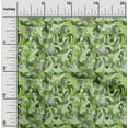 thumbnail image 2 of oneOone Cotton Cambric Green Fabric Abstract Sewing Fabric By The Yard Printed Diy Clothing Sewing Supplies 56 Inch Wide, 2 of 4