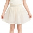 thumbnail image 4 of Tfken Girls Soft Skirts Daily Wear Soft Holiday Casual Tulle Skirt With Lined Shorts Flowy Fashion Children Classic Clothes Size 4-5 Years, 4 of 7