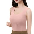 thumbnail image 2 of Thermal Tank Tops Women Underwear Tops Sleeveless Undershirt Cotton Camisole Women Warm Base Layer for Women Pink XL, 2 of 4