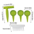 thumbnail image 3 of SXcggal Seedling Spacer Tool Hand Planter | 14x Adjustable Garden Hand Planter Seasker Tool Multifunctional Spacer Garden Tools Handheld Dibber And Widger For Larger Practical Seed Disseminators, 3 of 9