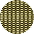 thumbnail image 1 of Ahgly Company Indoor Round Patterned Metallic Gold Area Rugs, 4' Round, 1 of 1