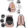 thumbnail image 6 of Jeiento Girls Backpack And Lunch Box Set Water Resistant School Backpack with Padded Straps Boys Bookbags 5Pcs Back to School Supplies, Strawberry Capybara, 6 of 6