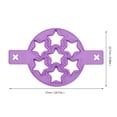thumbnail image 2 of 1 Pack Of Seven Hole Star Non Stick Pancake Maker Mold Silicone Omelette Mold Tool For Home Kitchen, 2 of 5