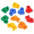 thumbnail image 2 of Juego de soportes para pared de escalada en roca para niños, accesorio práctico y colorido para equipos de juegos infantiles, 2 of 14