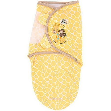 Summer Infant - SwaddleMe Pure Love Swaddling Blanket, Joy Full Giraffes, Small
