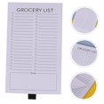 thumbnail image 2 of LAICAIW 2pcs Scratch Pad List Refrigerator Weekly Planner Memo Pad for Planning Groceries Student Portable, 2 of 7