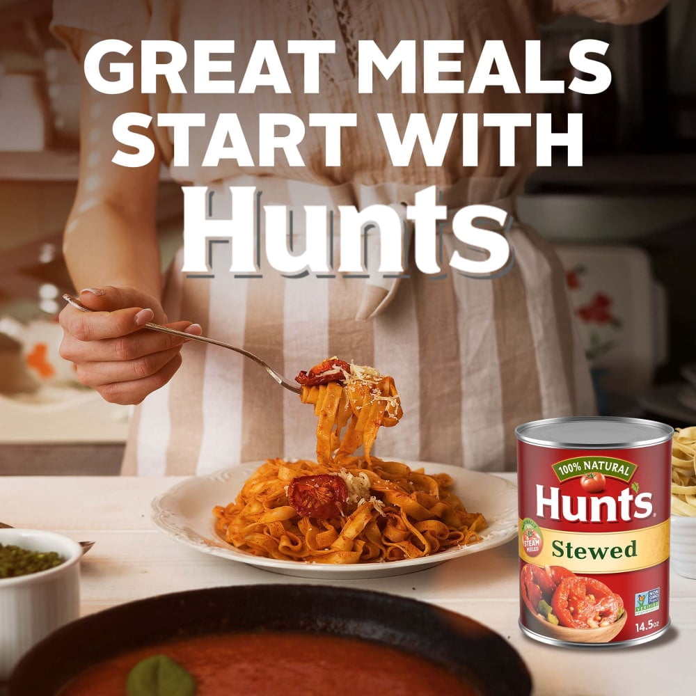 Hunts Stewed Tomatoes 14.500 oz - 5 Pack