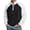 A-Black293, variant on XIAONU Men Waffle Knit Quarter Zip Sweatshirt Raglan Sleeve Contrast Pullover Top Soft Casual Wear Sweatshirts BU2