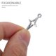 thumbnail image 4 of 100 dijes de estrella: mini colgantes huecos para hacer joyas, cuentas de estrella de cuatro puntas para collares, pulseras, pendientes, llaveros y proyectos de manualidades., 4 of 6
