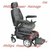 Drive - Titan X23 Front Wheel Power Chair, Full Back Captain's Seat, 20"x18" - PHILLIPS POWER PACKAGE TM - $500 VALUE