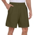 thumbnail image 4 of Cheytotty Mens Quick Dry Shorts with Zipper Pockets Golf Summer Shorts Casual Activewear（Army Green/XL）, 4 of 9