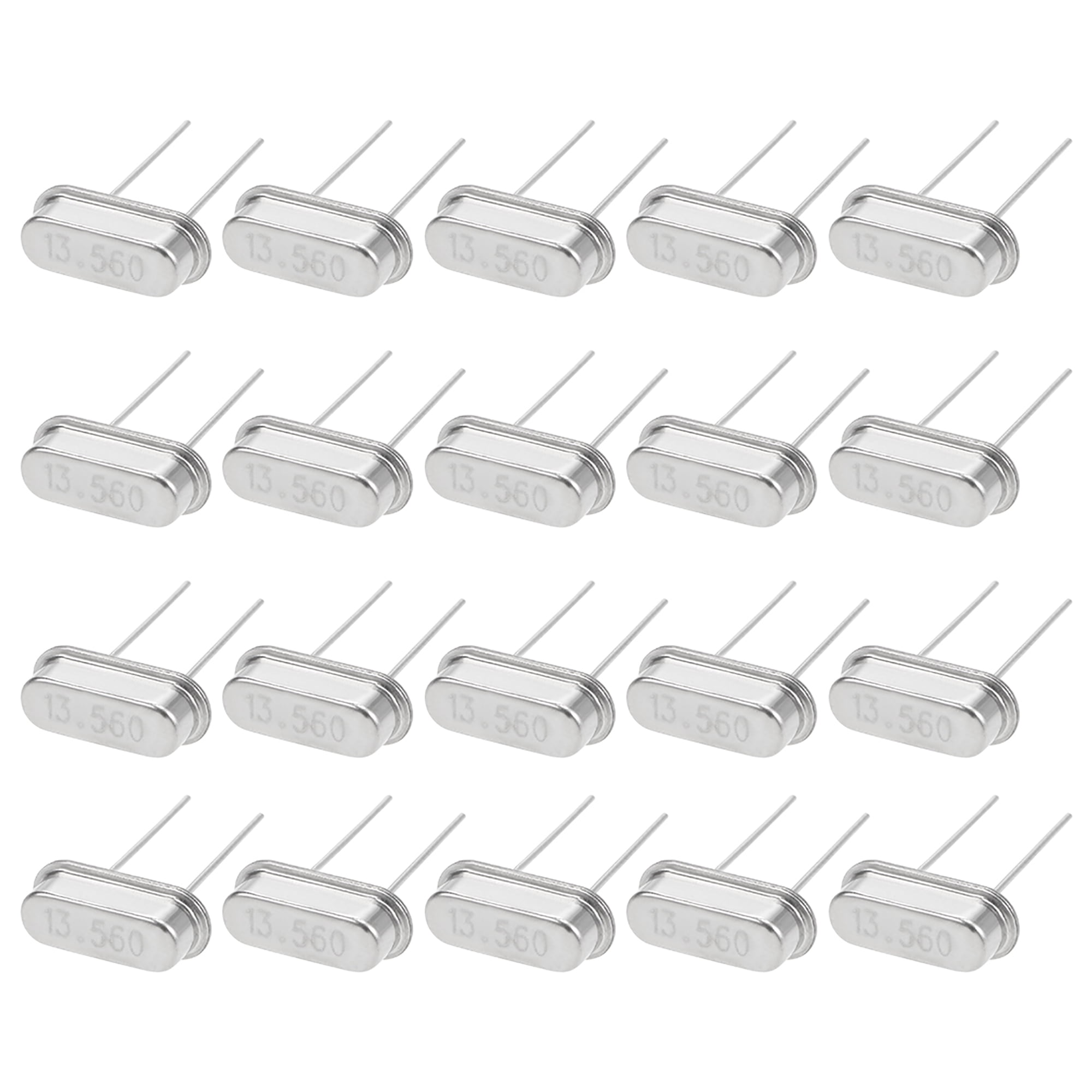 uxcell Office DIP Quartz Crystal Oscillator 20MHz Frequency 10 PCS Silver Tone 