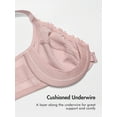 thumbnail image 4 of DELIMIRA Women's Front Closure Bras Posture Full Coverage Plus Size Lace Underwire Unlined Bra, 4 of 6