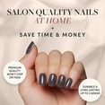 thumbnail image 3 of Glamnetic Press-On Nails – Cosmic | Sparkly Black Short Squoval Nails, "Salon Quality", 30 Count, 3 of 6