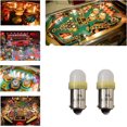 thumbnail image 2 of SIABC-LED 10PCS #44#47 ba9s 2 SMD 2835 LED 6.3V DC Bayonet Pinball Machine Light Bulb Yellow, 2 of 4