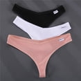 thumbnail image 1 of Conjunto de 3 bragas en Tanga, ropa interior de algodón para mujer, bragas sexis, calzoncillos femeninos, Tanga, bragas de Color sólido, lencería, diseño de M-XL Tan Jianjun unisex, 1 of 2