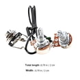 thumbnail image 2 of RENACLIPY 1Set Prewired Guitar Potentiometer Harness Metal and Plastic Practical Durable Guitar Part, 2 of 7