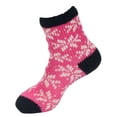 thumbnail image 1 of Thermal Extra Thick Super Soft Warm Fuzzy Comfy Home Crew Socks, 1 Pair Pink Design, 1 of 2