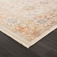 thumbnail image 3 of Laddha Home Designs 4' x 6' Floral Rectangular Area Throw Rug - Cream and Beige, 3 of 7