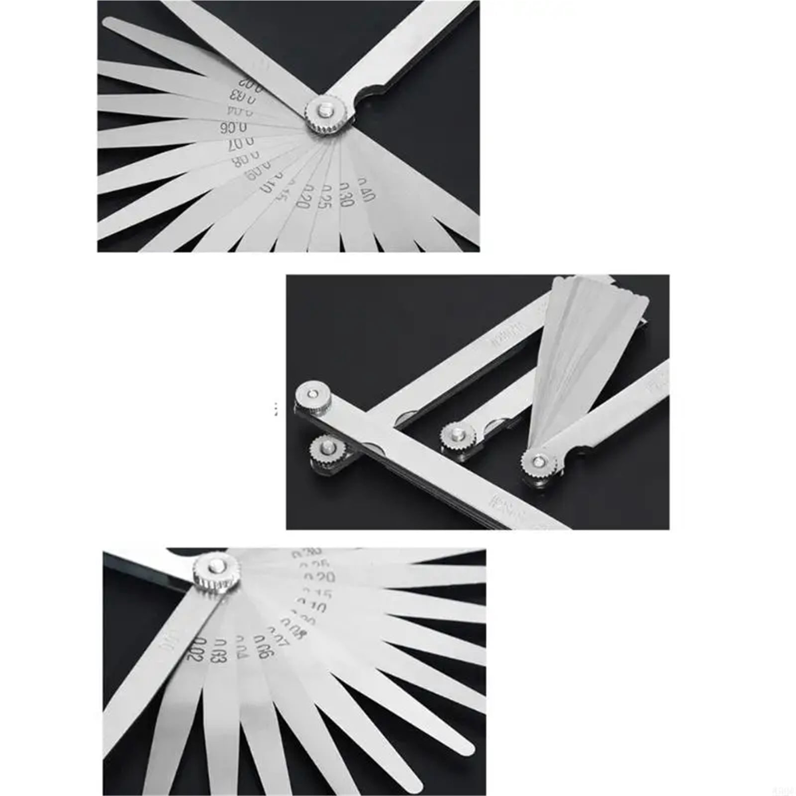 A52C Metric Feeler Gauge High-Precision 0.02-1mm Thickness Gages Filler Measuring Feeler Gauges Woodworking Measure Tool ,Corrosion-Resistant