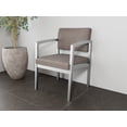 thumbnail image 2 of Lesro Fauteuil d'Invité en Acier pour Réception Salle d'Attente Soins de Santé / Acier Argenté / Gris, 2 of 4