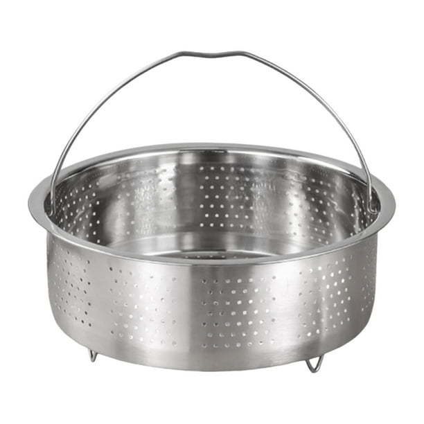 Cesta de vapor de metal, accesorio para vaporera, cesta para escurrir alimentos, cesta de vapor redonda multifuncional para olla arrocera, rejilla para cocinar al vapor 22cm