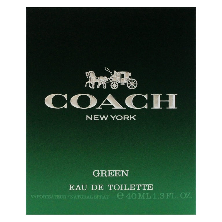 Coach Green Eau De Toilette EDT Spray for Men, oz