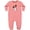 Mauve, variant on Inktastic Pocket Brittany Spaniel Baby Fleece Romper