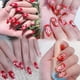 thumbnail image 3 of 6 hojas de pegatinas autoadhesivas de flores para decoración de uñas, accesorios de manicura DIY para mujeres y niñas., 3 of 5