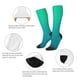 thumbnail image 3 of Balery Green Turquoise Teal Calcetines novedosos Calcetines deportivos Calcetines hasta la rodilla Calcetines de algodón Calcetines originales y geniales, 3 of 6