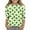 Mint Green-H, variant on Girls St. Patrick's Day Shirts 3/4 Sleeve Crew Neck Print Pullover Tops Holiday Casual Loose Stylish T-Shirts (11 Years, Green-O)