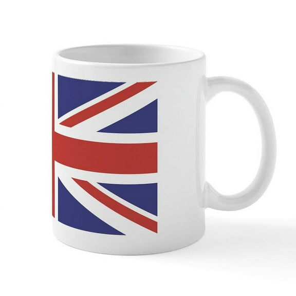 CafePress - UNION JACK UK BRITISH FLAG Mug - 11 oz Ceramic Mug - Novelty Coffee Tea Cup