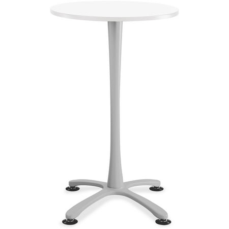 Safco Cha-Cha Silver 42" Bistro-height Table Base