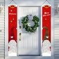 thumbnail image 5 of Matoen 12"x70.8" Merry Christmas Banner for Doorway Porch Yard, Xmas Theme Decor Outdoor Indoor Front Door Wall Welcome Hanging Banner Door Sign Decorations Party Supplies, 5 of 6