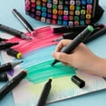 thumbnail image 2 of Artistic Freedom In Your Hands: 168 Vibrant Colors Of Dual Tip Markers, Permanent Ink For Unmatched Durability And Fast Drying, With Free Coloring App, For Artists And Designers, 2 of 6