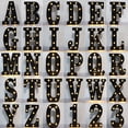 thumbnail image 2 of Letras de 22 cm con luz LED, letras del alfabeto negras, números, luz de noche, letras de Navidad para el hogar, suministros para fiestas de cumpleaños, decoración, 2 of 5
