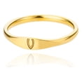 thumbnail image 1 of Fiudx Anillo con Inicial, Joyería Personalizable de 26 Letras, Banda Apilable de Acero Inoxidable, Personalizable con Nombres, Regalo Significativo para Seres Queridos, Perfecto para Cualquier Ocasió, 1 of 2