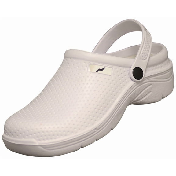 NORTY Women's Slip On Clog Sandal, Walking, Water Shoe 41768-9B(M)US (White)