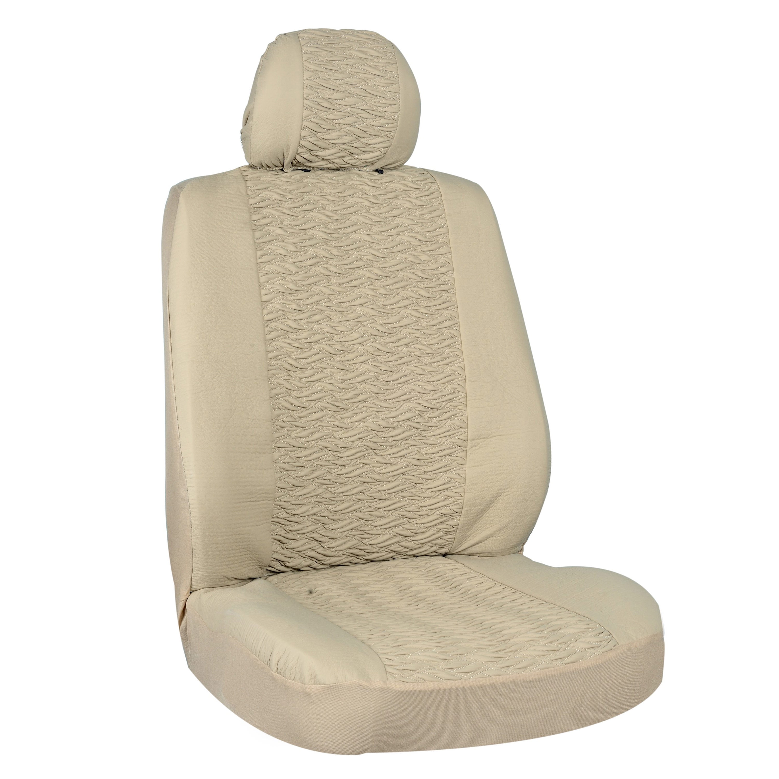 Scrunchy Low Bucket Seat Cover Tan 