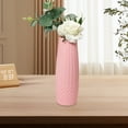 thumbnail image 5 of TACILIP Plastic Imitation Glazed Vase Living Room Flower Arrangement TV Cabinet Decoration Dried Flower Decoration Flower Pot Flower Utensil Home Decor, Gifts for Him, 5 of 6
