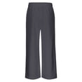 thumbnail image 3 of Gyexs Girls Oversized Wide Leg Sweatpants Drawstring Kids Baggy Straight Leg Track Pants Casual Plain Pockets (Toddlers, Dark Gray, 2-4 Years), 3 of 8