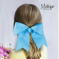 thumbnail image 3 of Motique Accessories Light Blue Jumbo Bow Pony with Tails-One Size, Adults (Light Blue), 3 of 6