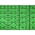 thumbnail image 1 of Ahgly Company Indoor Rectangle Patterned Green Area Rugs, 2' x 5', 1 of 6