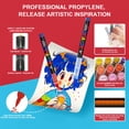 thumbnail image 4 of Marcadores de pintura acrílica DICEKOO 288 colores con punta de pincel suave, 4 of 9