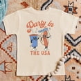thumbnail image 2 of Party in The USA Funny Hotdog & Soda 4th of July Shirts for Kids & Adults Pink Shirt 5-6, 2 of 5